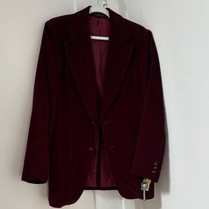 Jack Daniels Men's Red Corduroy Blazer